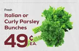 DeCicco & Sons Italian or Curly Parsley Bunches offer