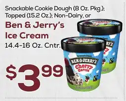 DeCicco & Sons Ben & Jerry's Ice Cream, 14.4-16 Oz. Cntr offer