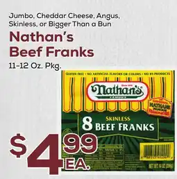 DeCicco & Sons Nathan's Beef Franks offer