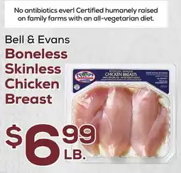 DeCicco & Sons Bell & Evans Boneless Skinless Chicken Breast offer