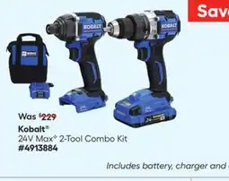 Lowe's 24V MaxC 2-Tool Combo Kit offer