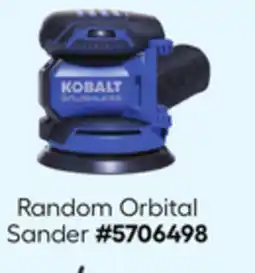 Lowe's 24V Power Tool Random Orbital Sander offer
