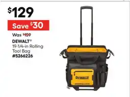 Lowe's 19-1/4-in Rolling Tool Bag offer