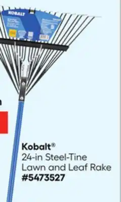Lowe's 24-in Steel-Tine Lawn and Leaf Rake offer