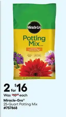 Lowe's 25-Quart Potting Mix offer