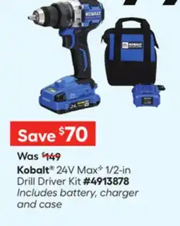 Lowe's 24V MaxC 1/2-in Drill Driver Kit offer