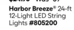 Lowe's 24-ft 12-Light LED String Lights offer