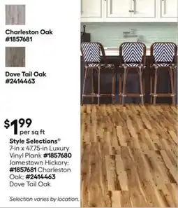 Lowe's 7-in x 47.75-in Luxury Vinyl Plank offer