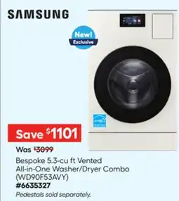 Lowe's Bespoke 5.3-cu ft Vented All-in-One Washer/Dryer Combo offer