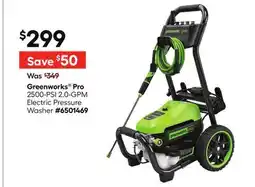 Lowe's 2500-PSI 2.0-GPM Electric Pressure Washer offer
