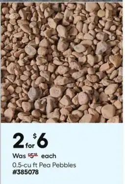 Lowe's 0.5-cu ft Pea Pebbles offer