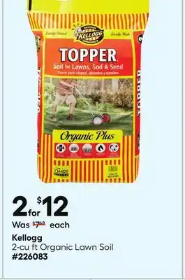 Lowe's 2-cu ft Organic Lawn Soil offer