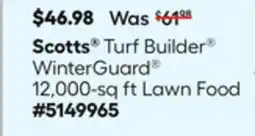 Lowe's Turf Builder WinterGuard 12,000-sq ft Lawn Food offer