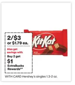 CVS Hershey's singles offer
