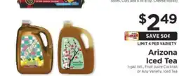 ShopRite Arizona Iced Tea offer