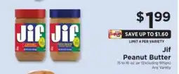 ShopRite Jif Peanut Butter offer