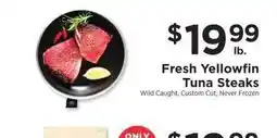 ShopRite Fresh Yellowfin Tuna Steaks offer