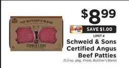 ShopRite Schweid & Sons Certified Angus Beef Patties offer