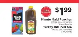 ShopRite Minute Maid Punches / Turkey Hill Iced Tea offer