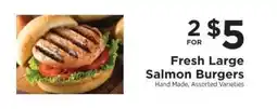 ShopRite Fresh Large Salmon Burgers offer