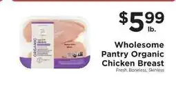 ShopRite Wholesome Pantry Organic Chicken Breast offer