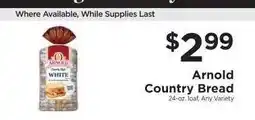 ShopRite Arnold Country Bread offer