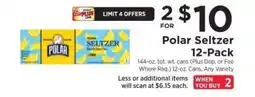 ShopRite Polar Seltzer 12-Pack offer