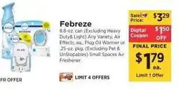 ShopRite Febreze offer