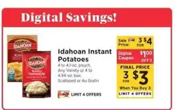 ShopRite Idahoan Instant Potatoes offer