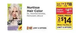 ShopRite Nutrisse Hair Color offer