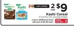ShopRite Kashi Cereal offer