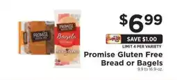 ShopRite Promise Gluten Free Bread or Bagels offer