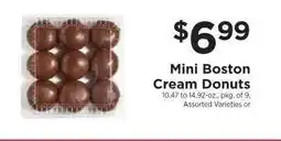 ShopRite Mini Boston Cream Donuts offer