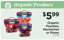 ShopRite Organic Peaches, Nectarines or Plums offer