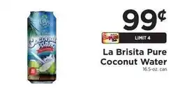 ShopRite La Brisita Pure Coconut Water offer