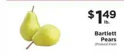 ShopRite Bartlett Pears offer
