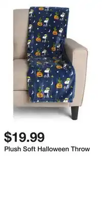 TJ Maxx Plush Soft Halloween Throw offer
