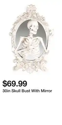 TJ Maxx 30in Skull Bust With Mirror offer