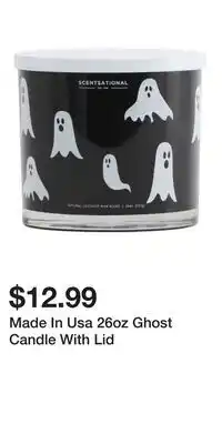 TJ Maxx Made In Usa 26oz Ghost Candle With Lid offer