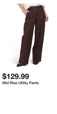 TJ Maxx Mid Rise Utility Pants offer