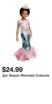 TJ Maxx 2pc Sequin Mermaid Costume offer