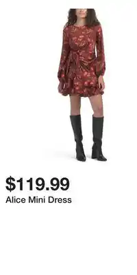 TJ Maxx Alice Mini Dress offer