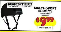 Ollie's PRO-TEC MULTI-SPORT HELMETS offer