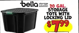Ollie's 20 GAL. STORAGE TOTE WITH LOCKING LID offer