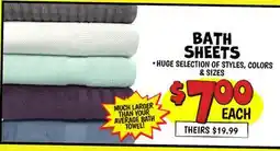 Ollie's BATH SHEETS offer