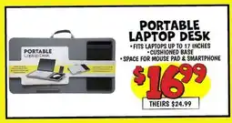 Ollie's PORTABLE LAPTOP DESK offer