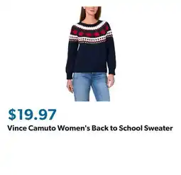 Sam's Club Vince Camuto Women's Back to School Sweater offer