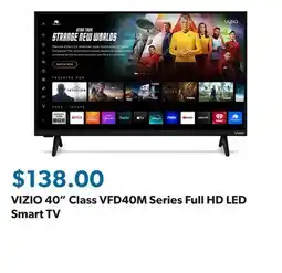 Sam's Club VIZIO 40 Class VFD40M Series Full HD LED Smart TV offer