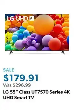 Sam's Club LG 55 Class UT7570 Series 4K UHD Smart TV offer