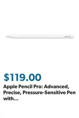 Sam's Club Apple Pencil Pro: Advanced, Precise, Pressure-Sensitive Pen with Magnetic Attach/Charge offer